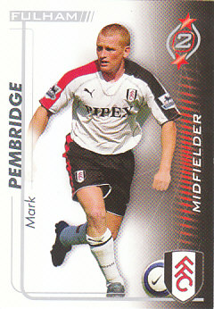 Mark Pembridge Fulham 2005/06 Shoot Out #155